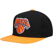 New York Knicks Mitchell & Ness Core Basic Snapback Hat - Black
