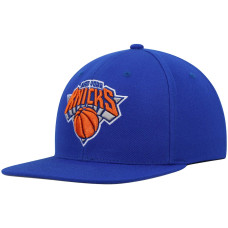 New York Knicks Mitchell & Ness Ground 2.0 Snapback Hat - Blue