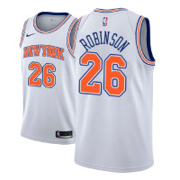 Men 2018 NBA Draft Mitchell Robinson New York Knicks #26 Statement White Jersey