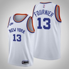 New York Knicks Evan Fournier 75th Anniversary Jersey White