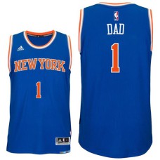 Father's Day Dad Logo #1 New York Knicks Swingman Royal Road Jersey