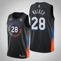 New York Knicks M. J. Walker City Edition Jersey Black