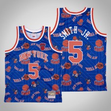 New York Knicks Dennis Smith Jr. #5 Blue Tear Up Pack Jersey