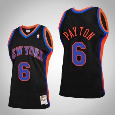 Men New York Knicks Elfrid Payton #6 Black Reload 2.0 Jersey