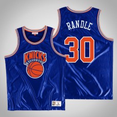Men New York Knicks Julius Randle #30 Blue Dazzle Jersey