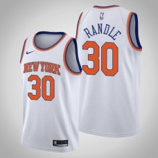 Men New York Knicks Julius Randle #30 White Association Jersey