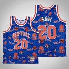 New York Knicks Kevin Knox #20 Blue Tear Up Pack Jersey