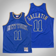 New York Knicks Harry Gallatin #11 Royal 2020 CNY Swingman Mitchell & Ness Throwback Jersey