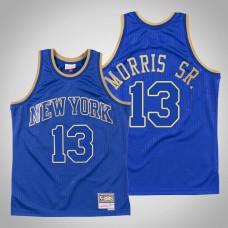 New York Knicks Marcus Morris Sr. #13 Royal 2020 CNY Swingman Mitchell & Ness Throwback Jersey