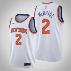 New York Knicks Miles McBride Association Edition 2021 NBA Draft Jersey White