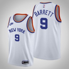 New York Knicks RJ Barrett Classic Edition 75th anniversary Jersey White