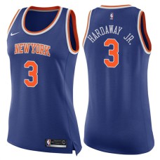 Women 2017-18 Season Tim Hardaway Jr. New York Knicks #3 Icon Blue Swingman Jersey