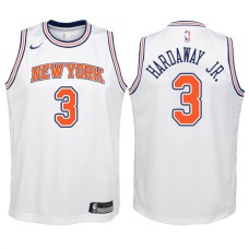 Youth 2017-18 Season Tim Hardaway Jr. New York Knicks #3 Statement White Swingman Jersey