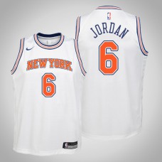 Youth 2018-19 DeAndre Jordan New York Knicks #6 Statement Edition White Jersey